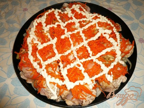 Курочка с морковью по-корейски Курочка с морковью по-корейски