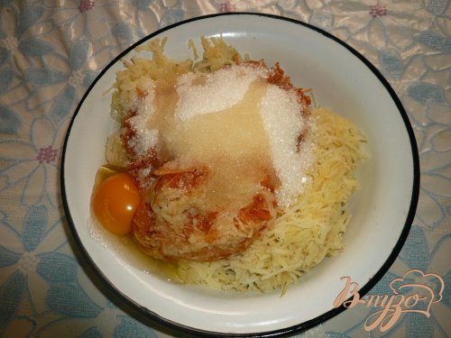 Сладкий картофельный пирог с яблоками Сладкий картофельный пирог с яблоками