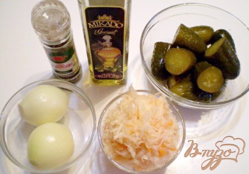 Салат из квашеной капусты Салат из квашеной капусты