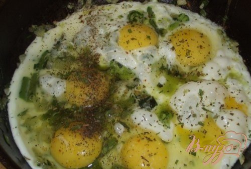 Закусочный омлет с зелеными овощами Закусочный омлет с зелеными овощами