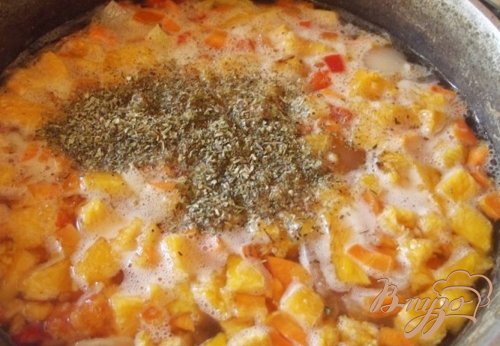 Суп ассорти с печеными овощами Суп ассорти с печеными овощами