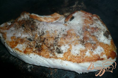 Свиной шницель с чесноком и лимонным соком Свиной шницель с чесноком и лимонным соком
