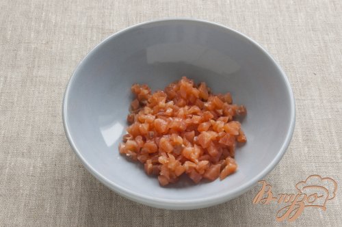 Салат с рыбой и овощами. Салат с рыбой и овощами.