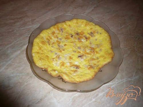 Омлет-ролл с куриным мясом Омлет-ролл с куриным мясом