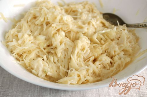 Картофельные оладьи с яблочным муссом Картофельные оладьи с яблочным муссом