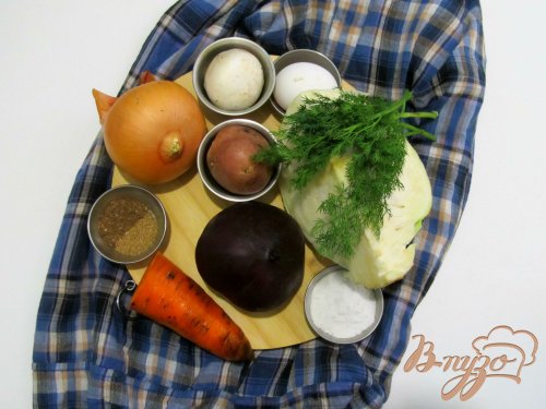 Борщ с шампиньонами Борщ с шампиньонами