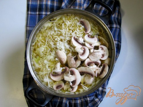Борщ с шампиньонами Борщ с шампиньонами