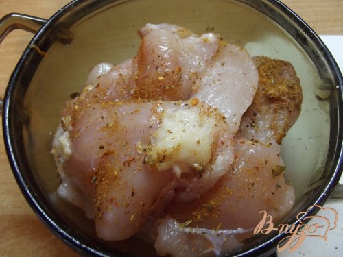 Битки из маринованного куриного филе Битки из маринованного куриного филе