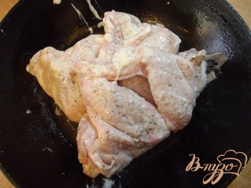 Запеченные куриные крылья с яйцом Запеченные куриные крылья с яйцом
