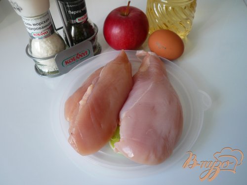 Куриные котлетки с яблоком Куриные котлетки с яблоком