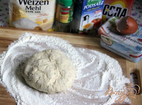 Творожные улитки с фаршем и картофелем Творожные улитки с фаршем и картофелем