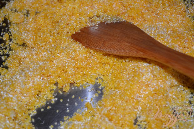 Кукурузная каша с травами и сырами Кукурузная каша с травами и сырами