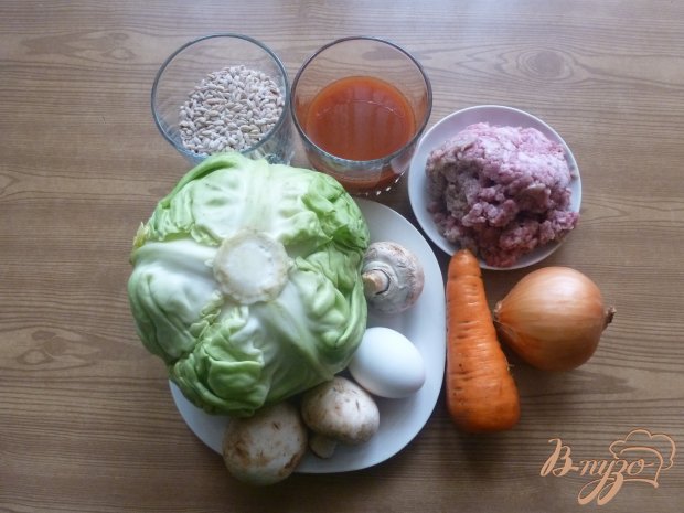 Голубцы с перловкой и грибами Голубцы с перловкой и грибами