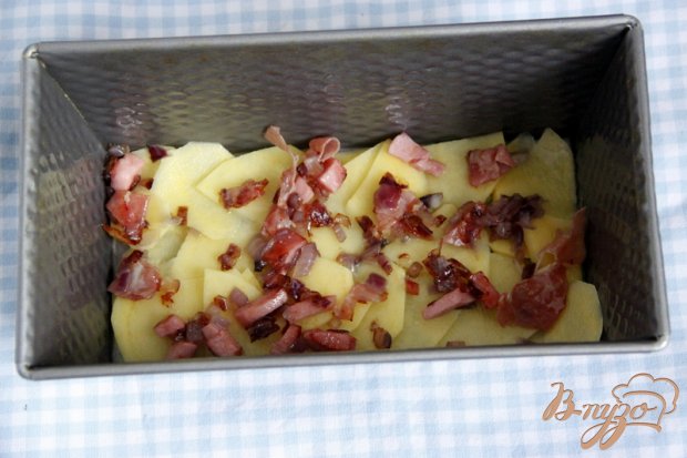 Картофельный слоёный кекс-запеканка Картофельный слоёный кекс-запеканка