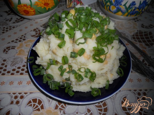Картопляне пюре з зеленим горошком. як приготувати з фото