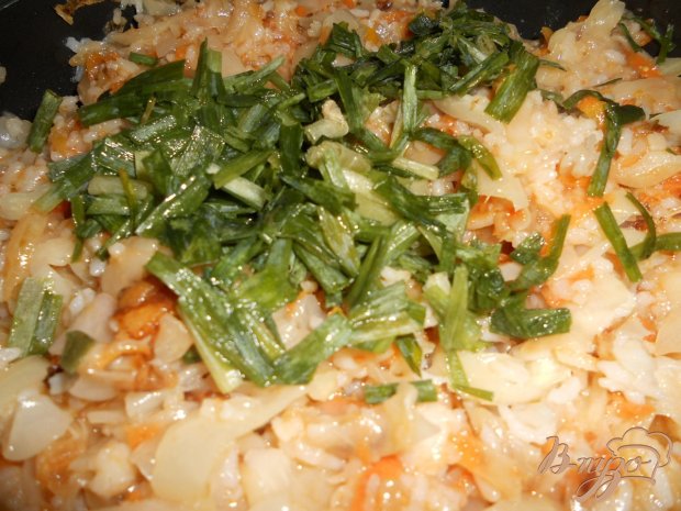 Капуста тушеная с рисом и морковью Капуста тушеная с рисом и морковью