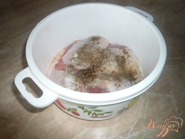 Куриные бедра запечённые с гречневой кашей Куриные бедра запечённые с гречневой кашей