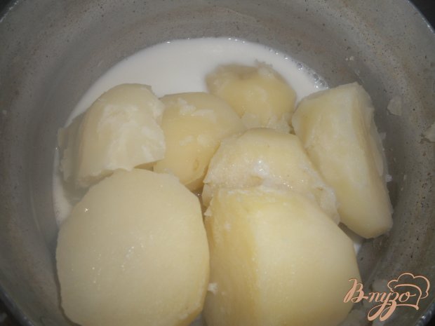Картофельное пюре с зеленым горошком Картофельное пюре с зеленым горошком