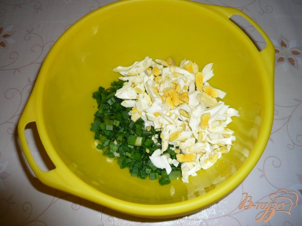 Салат с зелёным луком Салат с зелёным луком