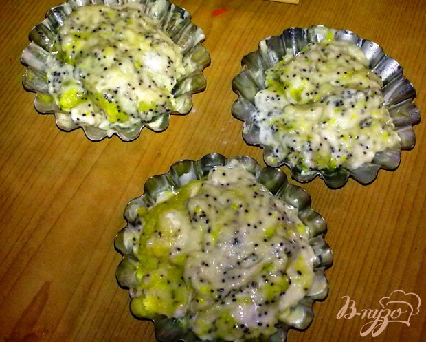 Лимонные кексы с маком Лимонные кексы с маком