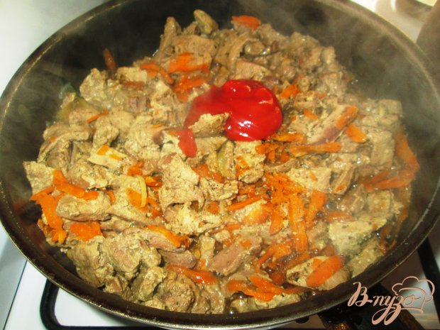 Гуляш из печени Гуляш из печени
