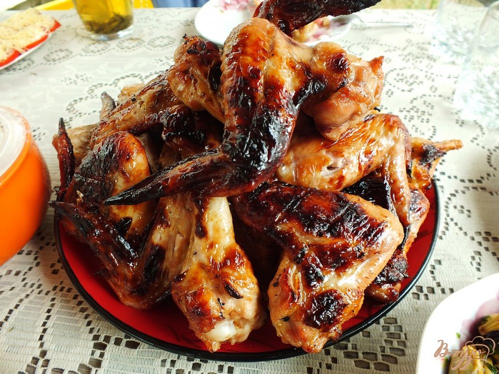Куриные крылья в меду Куриные крылья в меду