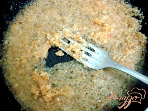 Фасоль стручковая под сухарным соусом Фасоль стручковая под сухарным соусом
