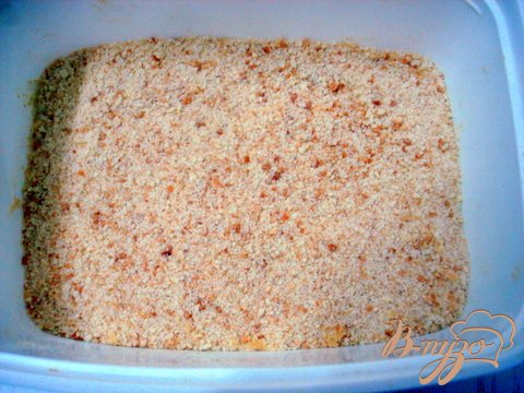 Фасоль стручковая под сухарным соусом Фасоль стручковая под сухарным соусом