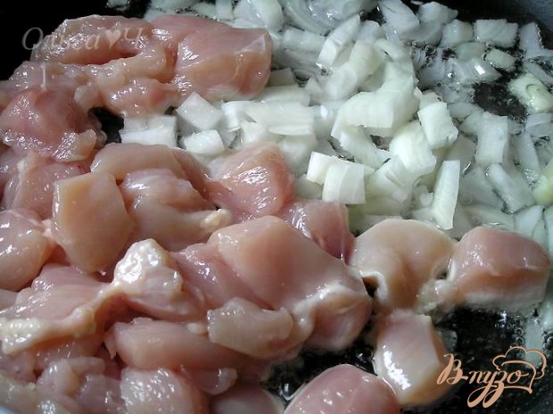Ванильное ризотто с курицей, маскарпоне и мятой Ванильное ризотто с курицей, маскарпоне и мятой