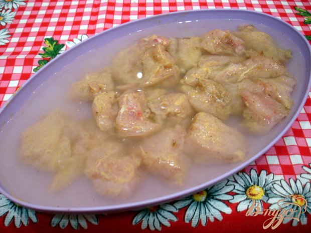 Куриные шашлычки с грибами Куриные шашлычки с грибами