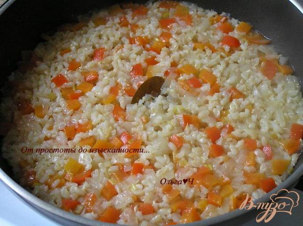 Плов из коричневого риса с овощами Плов из коричневого риса с овощами