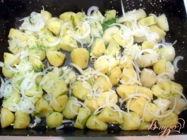 Караси запеченные с картофелем Караси запеченные с картофелем