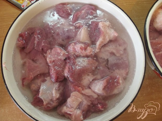 Шашлык из свиной лопатки вымоченный Шашлык из свиной лопатки вымоченный