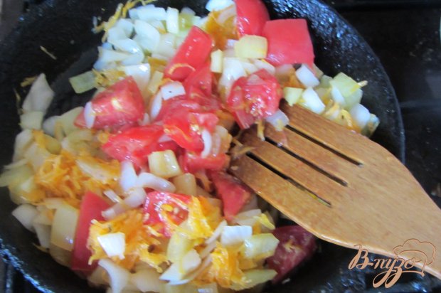 Макароны с овощами под сырной шубкой Макароны с овощами под сырной шубкой