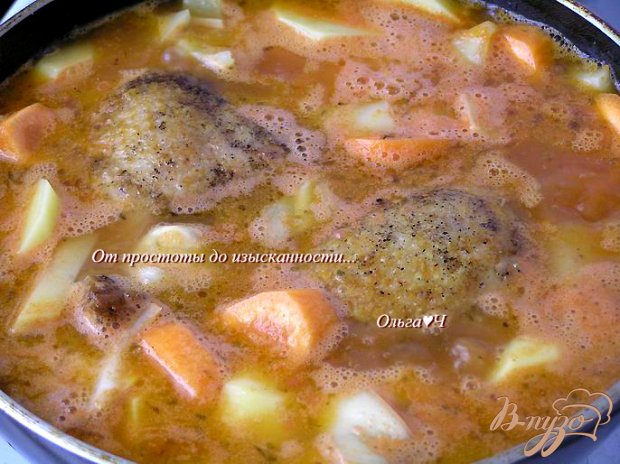 Фрикасе из курицы по-креольски Фрикасе из курицы по-креольски