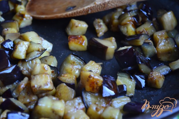 Салат с рисовой лапшой и баклажанами Салат с рисовой лапшой и баклажанами