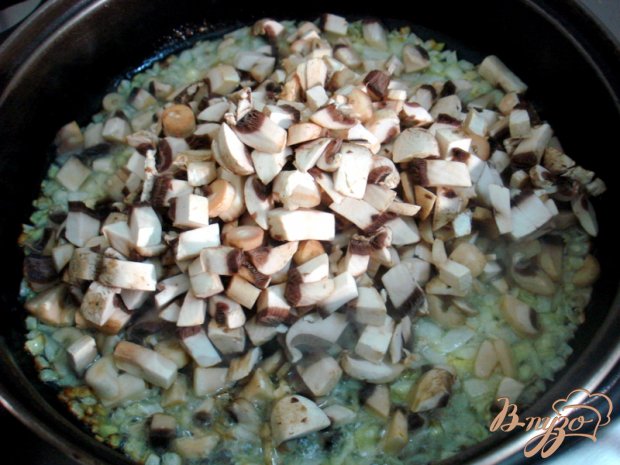 Блинчики с мясом и грибами Блинчики с мясом и грибами