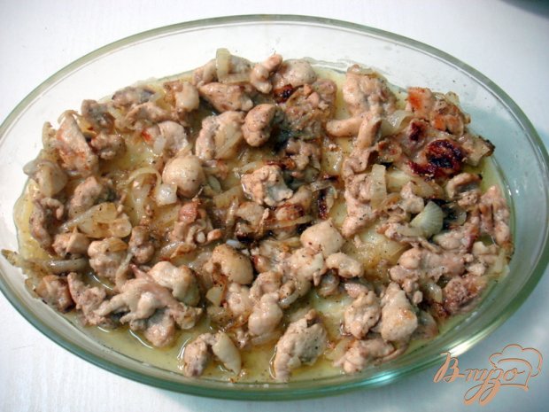Картофельная запеканка с мясом Картофельная запеканка с мясом