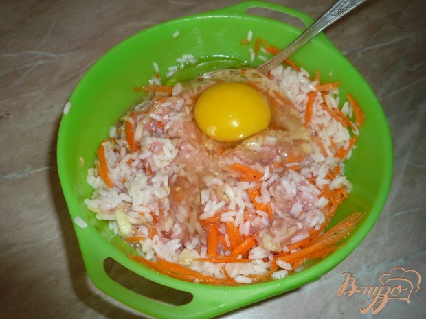 Запеканка из фарша с рисом и морковью Запеканка из фарша с рисом и морковью