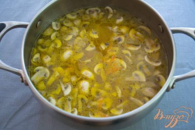 Густой рассольник с курицей и грибами Густой рассольник с курицей и грибами