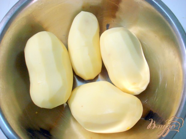 Жареный картофель с луком и чесноком Жареный картофель с луком и чесноком