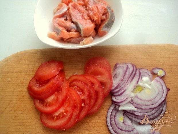 Пицца с семгой и сливочным сыром Пицца с семгой и сливочным сыром