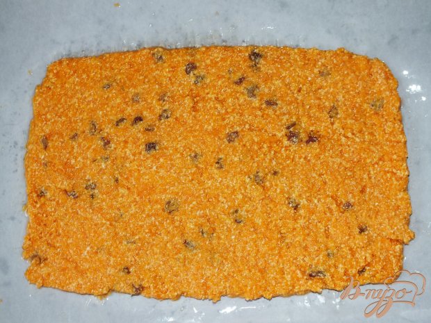 Морковный рулет с курагой Морковный рулет с курагой
