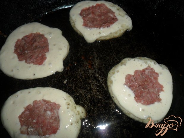 Оладьи с мясом Оладьи с мясом