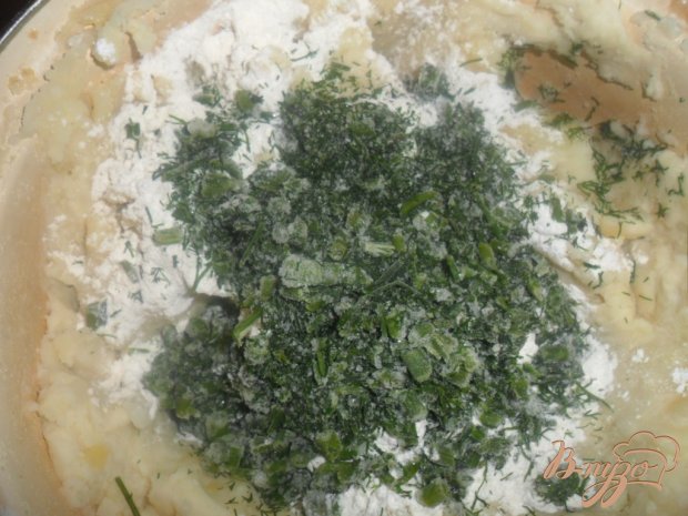 Картофельные порожки с колбасой Картофельные порожки с колбасой
