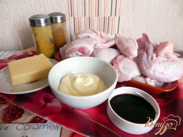 Курица в духовке с сыром Курица в духовке с сыром