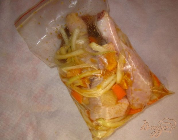 Куриные голени маринованные в соево-апельсиновом маринаде Куриные голени маринованные в соево-апельсиновом маринаде