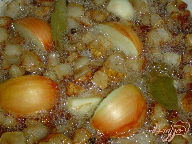 Смалец с луком, яблоком и чесноком Смалец с луком, яблоком и чесноком