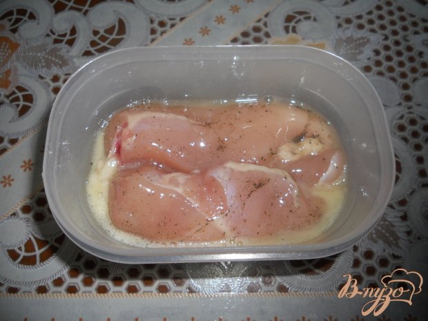 Куриная грудка в панировке из кунжута Куриная грудка в панировке из кунжута