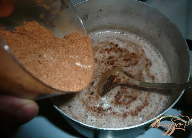 Манная каша с какао Манная каша с какао